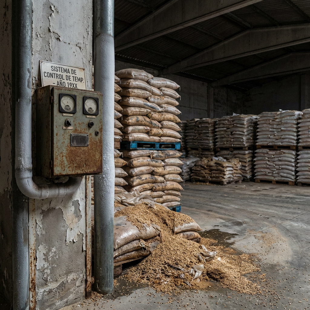 Millones en cereal arruinados por un "sistema de control de temperatura" que parecía del siglo pasado