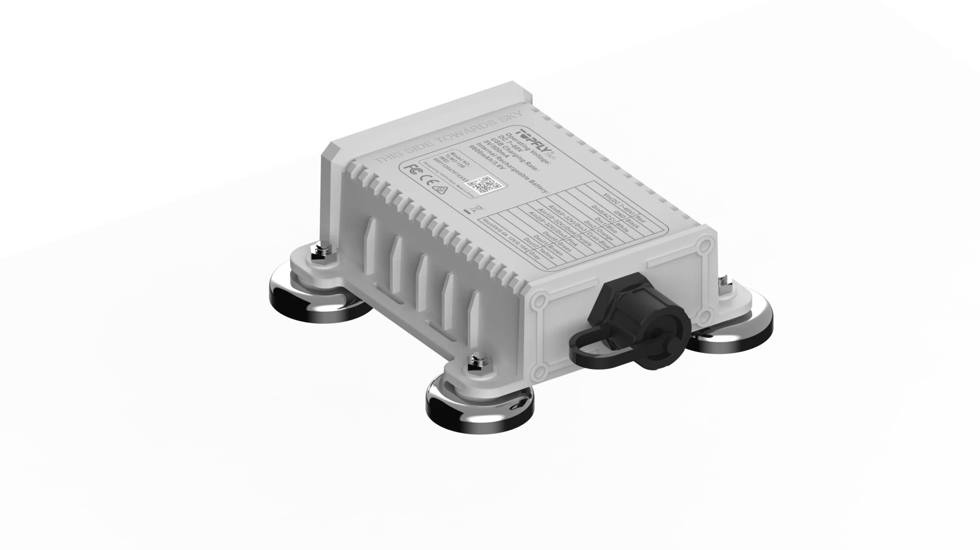 TLW2-12B conector cableado con imán de fijación para remolques