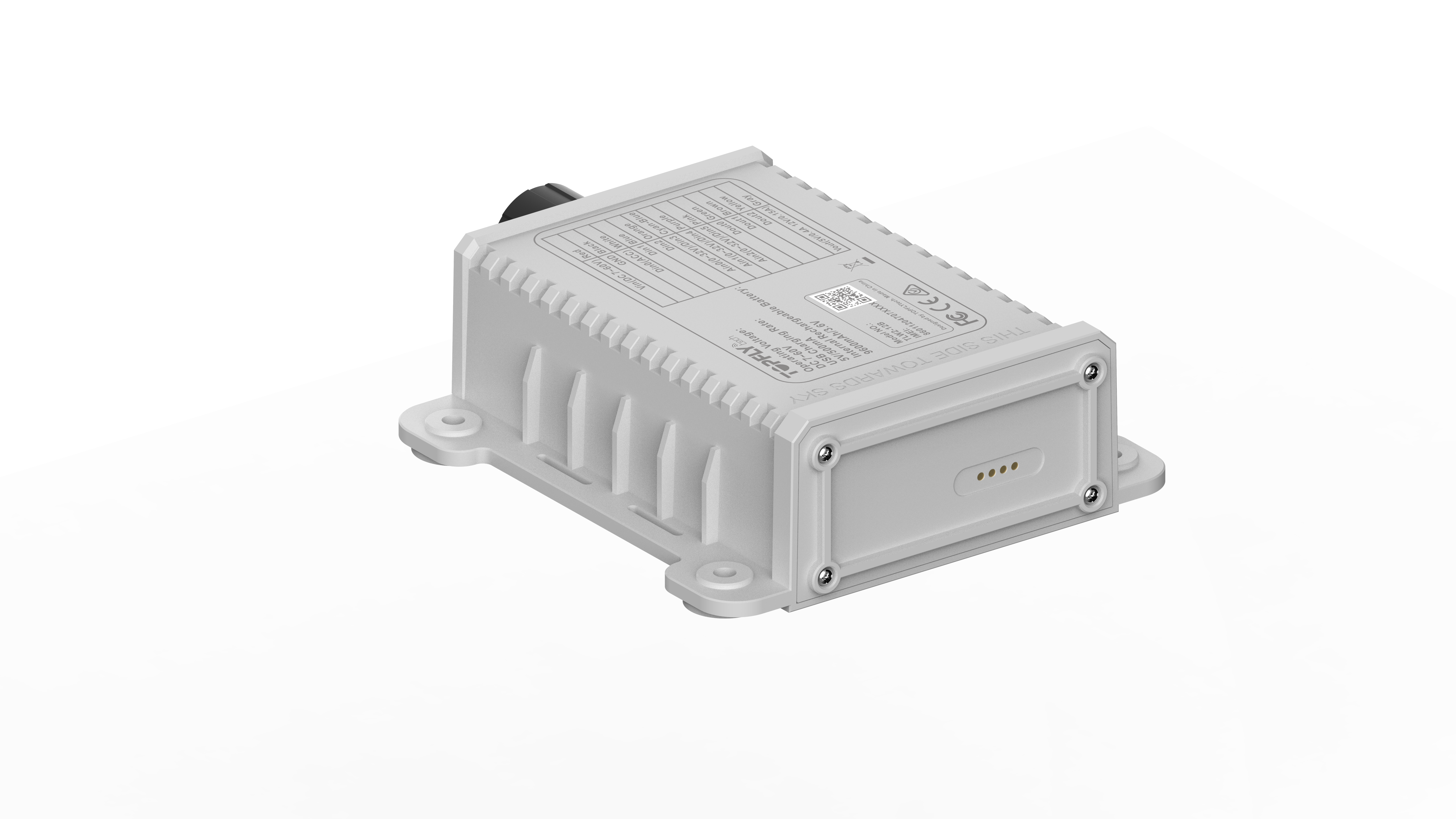 TLW2-12B detalle puerto USB para carga y configuración