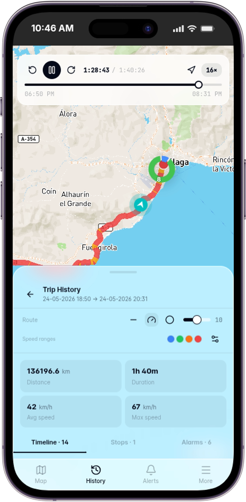 App móvil Anukys: control de flota desde el iPhone
