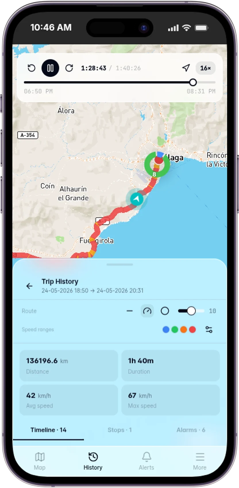App móvil Anukys: control de flota desde el iPhone