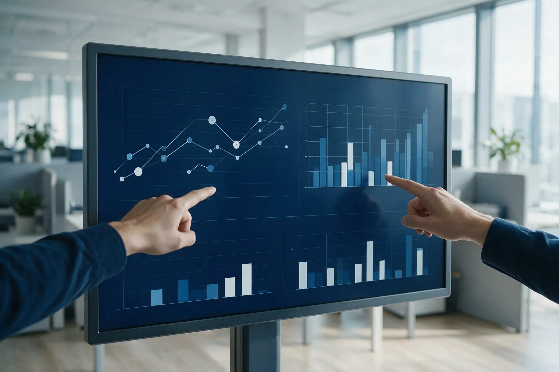 Análisis de datos con gráficos de tendencias