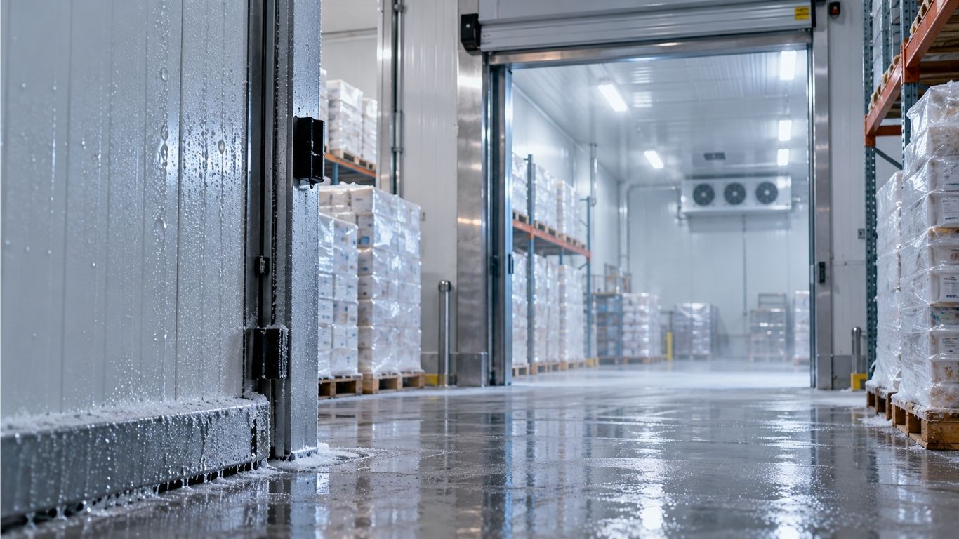 Condensación en cámaras frigoríficas: causas, riesgos y control del punto de rocío
