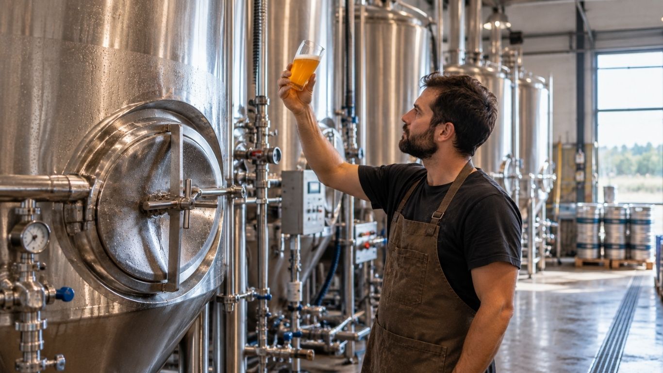 Monitorización de fermentación en cerveza: control de tanques